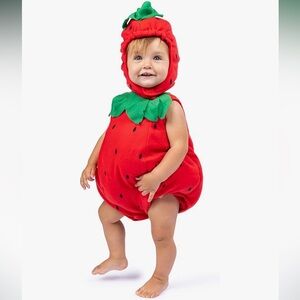 Baby Strawberry Costume Size 12-24 months